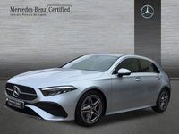 Usado Mercedes A180 AMG line 136 CV (100 kW) 2025 Plata hightech