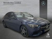 Usado Mercedes C220 AMG line 200 CV (147 kW) 2025 Azul sodalita Berlina
