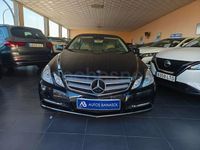 Usado Mercedes E220 Elegance 170 CV (125 kW) 2011 Negro Descapotable