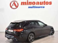 Usado Mercedes C300 AMG line 324 CV (238 kW) 2022 Negro Familiar