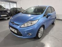 Usado Ford Fiesta Ghia 96 CV (70 kW) 2009 Azul Berlina