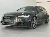 Usado Audi A6 S-Line 272 CV (200 kW) 2015 Negro Familiar