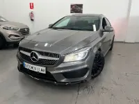 Usado Mercedes CLA200 AMG line 136 CV (100 kW) 2015 Gris / plata Coupe
