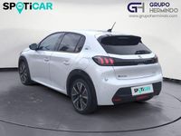 Usado Peugeot e-208 GT 100 kW (136 CV) 2021 Blanco Utilitario