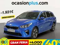 Usado Kia Ceed 140 CV (102 kW) 2019 Azul Utilitario
