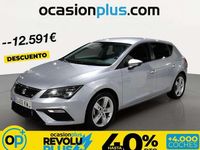 Usado Seat Leon FR 131 CV (96 kW) 2019 Plateado Utilitario