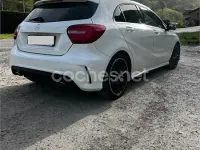Usado Mercedes A200 AMG line 136 CV (100 kW) 2015 Blanco Berlina