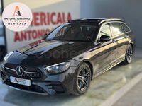 Usado Mercedes E220 194 CV (142 kW) 2021 Negro Familiar