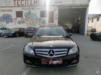 Usado Mercedes C200 Avantgarde 136 CV (100 kW) 2009 Negro Berlina