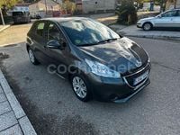 Usado Peugeot 208 Access 68 CV (50 kW) 2014 Negro Utilitario