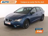 Usado Seat Leon CONNECT 110 CV (80 kW) 2016 Azul Familiar