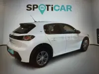 Usado Peugeot e-208 Allure 100 kW (136 CV) 2021 Blanco Utilitario