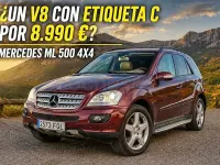 Usado Mercedes ML500 306 CV (225 kW) 2006 Granate SUV