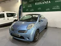 Usado Nissan Micra C+C Tekna 88 CV (64 kW) 2006 Azul Descapotable