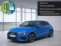 Usado Audi A3 S-Line 150 CV (110 kW) 2020 Azul Berlina