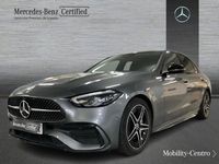 Usado Mercedes C220 AMG line 200 CV (147 kW) 2021 Selenitgrey  metallic paint Berlina