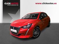 Usado Peugeot 208 Active 100 CV (73 kW) 2021 Rojo Utilitario