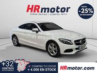 Usado Mercedes C220 170 CV (125 kW) 2016 Blanco Coupe
