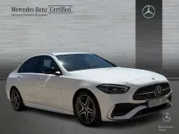 Usado Mercedes C220 AMG line 200 CV (147 kW) 2022 Blanco Berlina