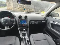 Usado Audi A3 Ambiente 140 CV (102 kW) 2007 Negro Utilitario