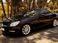 Usado Mercedes SLK200 AMG Edition 1 184 CV (135 kW) 2013 Negro Descapotable