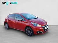 Usado Peugeot 208 Style 82 CV (60 kW) 2018 Granate Utilitario