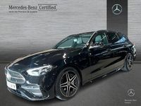Usado Mercedes C220 AMG line 200 CV (147 kW) 2024 Negro Familiar