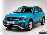 Usado VW T-Cross Advance 95 CV (69 kW) 2022 Verde SUV