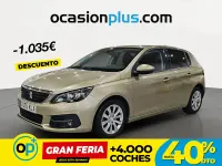 Usado Peugeot 308 Style 130 CV (95 kW) 2018 Beige