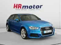 Usado Audi A3 S-Line 116 CV (85 kW) 2019 Azul Berlina