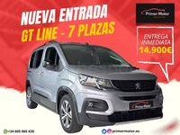 Usado Peugeot Rifter GT-line 110 CV (80 kW) 2019 Gris / plata Monovolumen