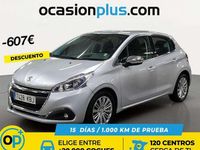 Usado Peugeot 208 Allure 110 CV (80 kW) 2017 Gris Utilitario