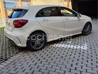Usado Mercedes A200 AMG line 136 CV (100 kW) 2017 Blanco Berlina