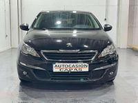 Usado Peugeot 308 SW Access 100 CV (73 kW) 2016 Negro Familiar