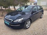 Usado Peugeot 308 SW Style 110 CV (80 kW) 2015 Azul Familiar