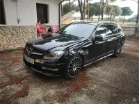 Usado Mercedes C350 Avantgarde 265 CV (194 kW) 2012 Negro Familiar