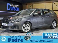 Usado Peugeot 308 SW Allure 131 CV (96 kW) 2018 Gris / plata Familiar