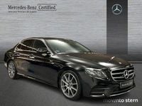 Usado Mercedes E200 AMG line 160 CV (117 kW) 2020 Negro obsidiana Berlina