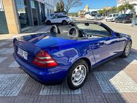 Usado Mercedes SLK200 136 CV (100 kW) 1999 Azul Descapotable