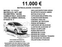 Usado Renault Mégane IV Intens 130 CV (95 kW) 2016 Blanco Berlina