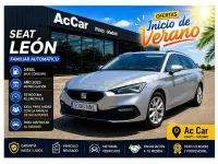 Usado Seat Leon FR 150 CV (110 kW) 2023 Gris / plata Familiar
