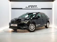 Usado Seat Leon Style 110 CV (80 kW) 2014 Negro Familiar