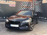 Usado BMW 218 Sport Line 136 CV (100 kW) 2016 Negro Descapotable