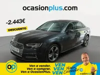 Usado Audi A4 S-Line 150 CV (110 kW) 2018 Gris Berlina