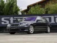 Usado Mercedes S55 AMG AMG 500 CV (367 kW) 2002 Azul Berlina