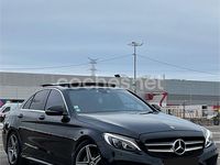 Usado Mercedes C200 136 CV (100 kW) 2018 Negro Berlina