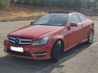 Usado Mercedes C220 170 CV (125 kW) 2012 Rojo Coupe