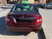 Usado Mercedes C230 Elegance 204 CV (150 kW) 2009 Granate Berlina