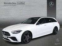 Usado Mercedes C300e AMG line 313 CV (230 kW) 2022 Blanco polar Familiar