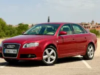 Usado Audi A4 S-Line 200 CV (147 kW) 2007 Granate Berlina